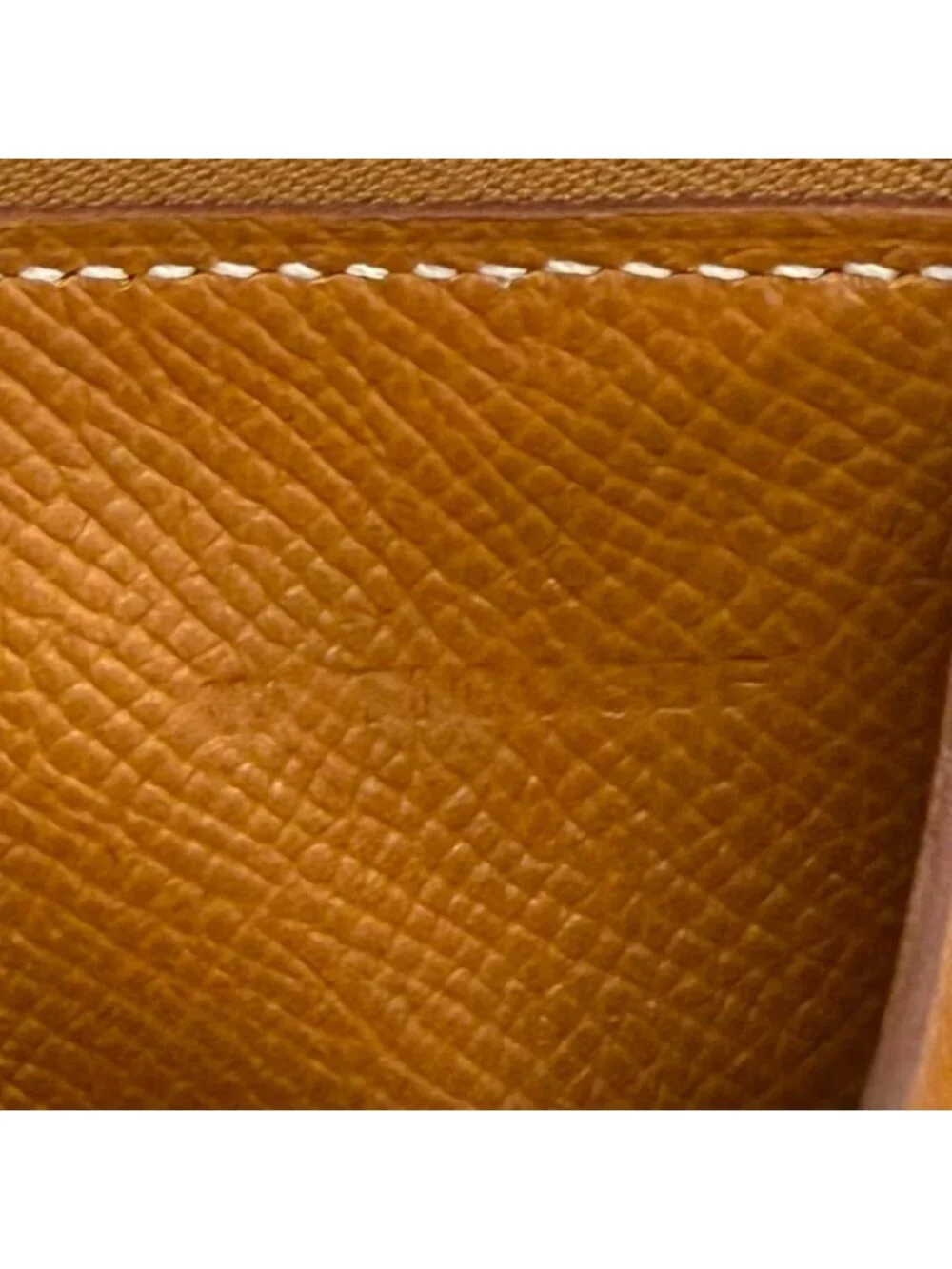 Hermes Bearn Soufflet Veau Epsom Gold Wallet
